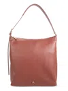Sam Edelman Women's Medium Kara Leather Hobo Bag In Brandy