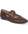 Sam Edelman Michaela Buckle-strap Ballet Flat In Burgundy