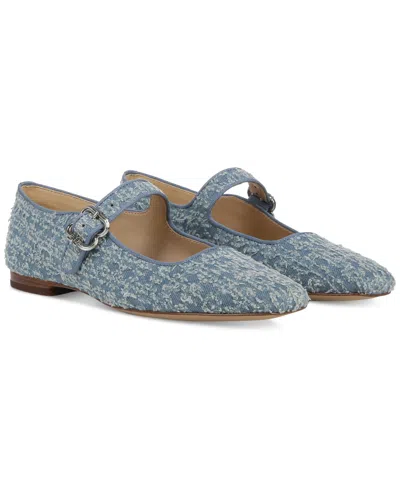 Sam Edelman Women's Michaela Buckled Mary Jane Flats In Montrose Blue