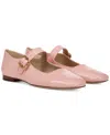 Sam Edelman Michaela Mary Jane Flat In Pink Rosette Leather
