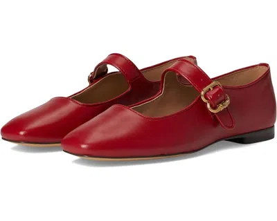 Sam Edelman Women Michaela Flat Shoes In Scarlet In Red