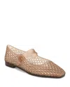 Sam Edelman Michaela Jelly Flats Transparent Brown In Brown