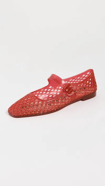 Sam Edelman Women's Michaela Jelly Flats In Red