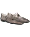 Sam Edelman Michaela Jelly Mary Jane Net-pattern Flats In Transparent