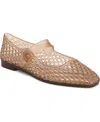 Sam Edelman Michaela Jelly Flats Transparent Brown In Brown
