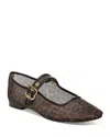 Sam Edelman Michaela Mesh Mary Jane Flat In Brown