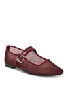 Sam Edelman Women's Michaela Mesh Flats In Burgundy