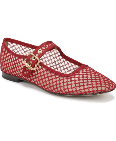 Sam Edelman Buckle Ballet Flats In Animal Print