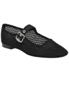 Sam Edelman Michaela Mesh Mary Jane Flats In Black