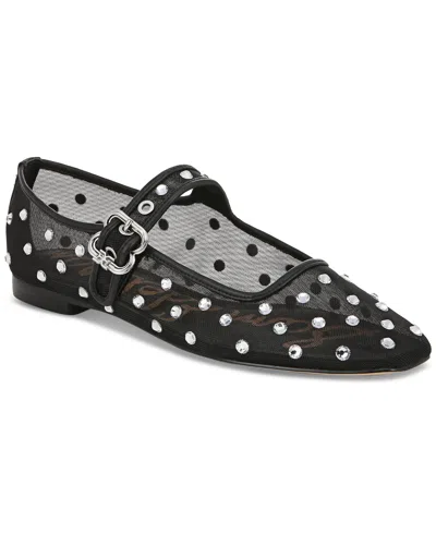 SAM EDELMAN WOMEN'S MICHAELA SHINE MARY JANE FLATS