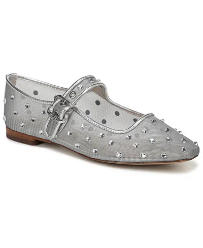 Sam Edelman Women's Michaela Shine Mary Jane Flats In Metallic