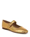 Sam Edelman Michaela Mary Jane Flat In Gold