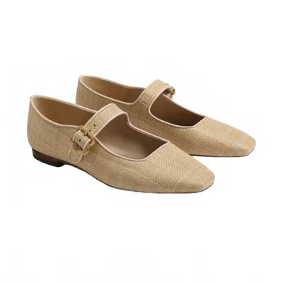 Sam Edelman Women's Michaela Tan Weave Flat In Neutral