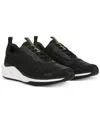 SAM EDELMAN WOMEN'S MILES MIXED-MEDIA LACE-UP SNEAKERS