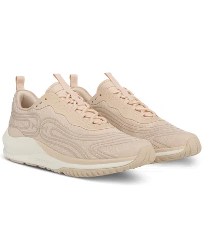 SAM EDELMAN WOMEN'S MILES MIXED-MEDIA LACE-UP SNEAKERS
