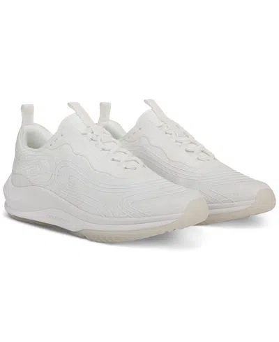 Sam Edelman Women's Miles Mixed-media Lace-up Sneakers In White Mesh