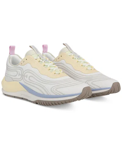 SAM EDELMAN WOMEN'S MILES MIXED-MEDIA LACE-UP SNEAKERS