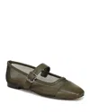 Sam Edelman Miranda Mary Jane Flat In Green