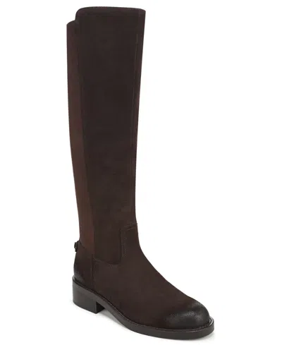 Sam Edelman Women's Misty Zipper Tall Boots In Pinto Brown Suede