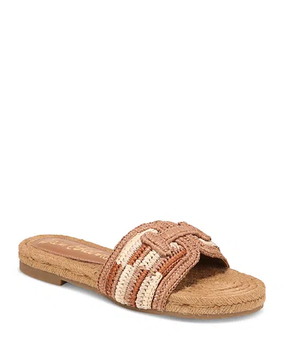 Sam Edelman Women's Miya Woven Slides In Brown