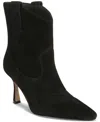 Sam Edelman Moe Womens Suede Pointed Toe Mid-calf Boots In Black