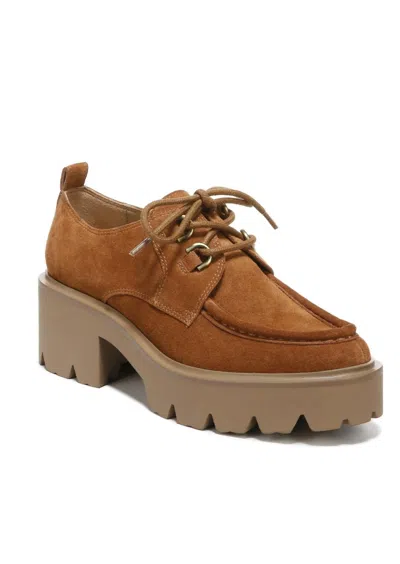 Sam Edelman Women's Monna Lug Sole Loafer In Frontier Brown In Multi
