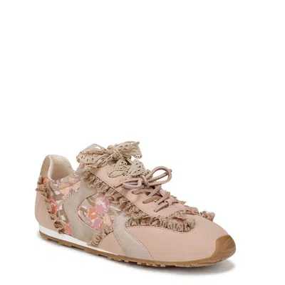 Sam Edelman Women's Nash Lace Up Sneaker In Natural Multi Linen