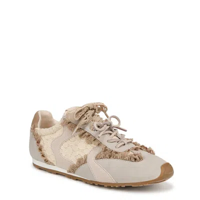Sam Edelman Women's Nash Lace Up Sneaker In Vanilla In Multi