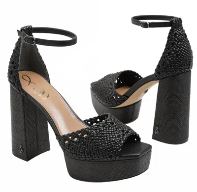 Sam Edelman Women's Nattie Platform Heel Sandal In Black