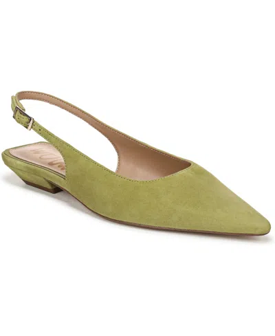Sam Edelman Women's Netty Slingback Flats In Green