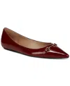 Sam Edelman Nori Pointed Toe Flat In Cabernet Red