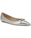 Shop Sam Edelman Women's Nori Flats In Soft Silver