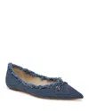 Sam Edelman Nori Pointed Toe Flat In Bluestone