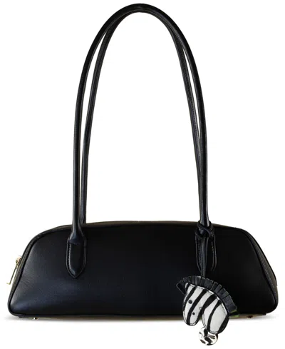 Sam Edelman Women's Nori Leather Bowler Medium Satchel Bag In Black
