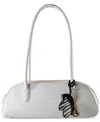 Sam Edelman Women's Nori Medium Bowler Extra-large Satchel Bag In White