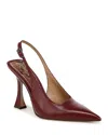 Sam Edelman Odette Slingback Pointed Toe Pump In Chianti