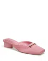 Sam Edelman Ollie Square Toe Bit Mule In Pink Blossom