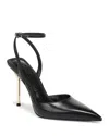 Sam Edelman Ankle Strap Pointed Toe Pump In Black