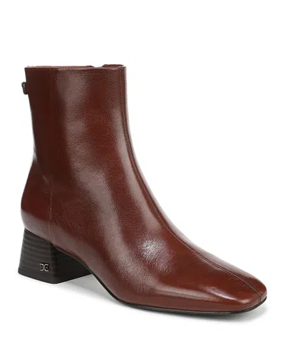Sam Edelman Women's Paige Leather Booties In Brown