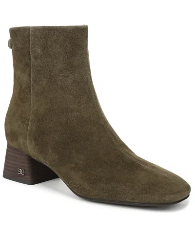 Sam Edelman Women's Paige Zipper Booties In Green