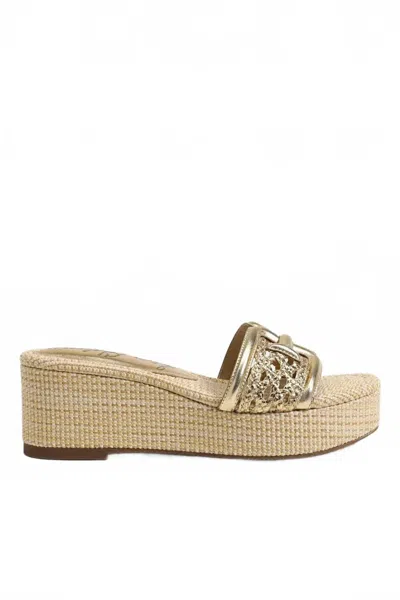 Sam Edelman Women's Pauleena Sandal In Amber Gold In Multi