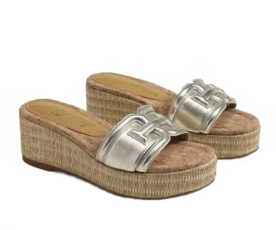 Sam Edelman Women's Pauleena Sandal In Jute Metallic Leather Gold In Multi