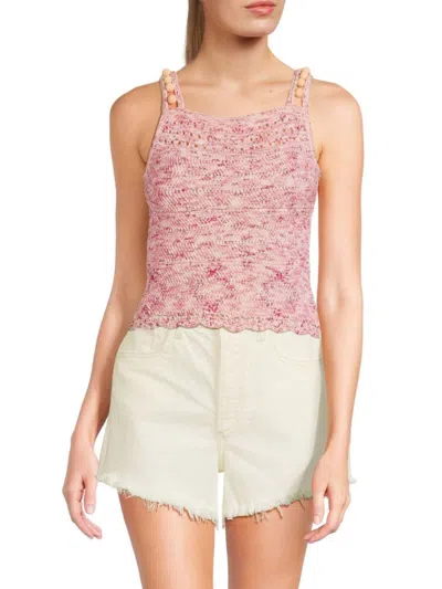 Sam Edelman Women's Penny Textured Tank Top In Clover