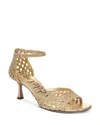 Sam Edelman Peyton Ankle Strap Sandal In Gold