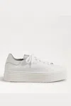 Sam Edelman Pippy Platform Sneaker In White