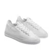 Sam Edelman Poppy Lace-up Sneaker White Leather In White