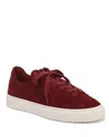 Sam Edelman Poppy Woven Sneaker In Burgundy