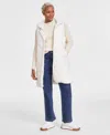 Sam Edelman Women's Quilted Hooded Puffer Vest, Created For Macy's In Modern Ivory