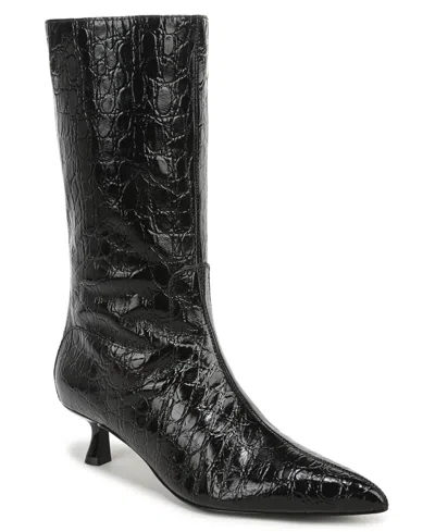 Sam Edelman Women's Ramona Pointed Toe Mid Calf Boots In Black