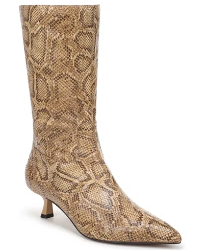 Sam Edelman Women's Ramona Pointed Toe Mid Calf Boots In Brown